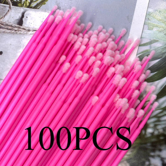 100/400Pcs Micro Brush Disposable Lash Removing Swab Microbrush Mascara Wands Applicator Eyelash Extension Makeup Brushes Tools