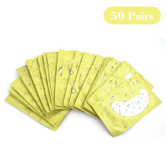 100 Pair Grafting Eyelash Stickers Hydrogel Patch Gentle and Not Irritating Lashes Extension Supplies Patches Makeup Tool